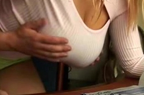 Fortuitous challenge plays take GFs strapping breasts